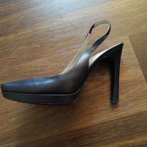 Jil Sander black slingback pumps - size 5.5